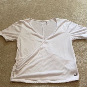 White dry for cross front top